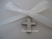 100W.  Baptism Pins with Traditional Style Cross Pendants